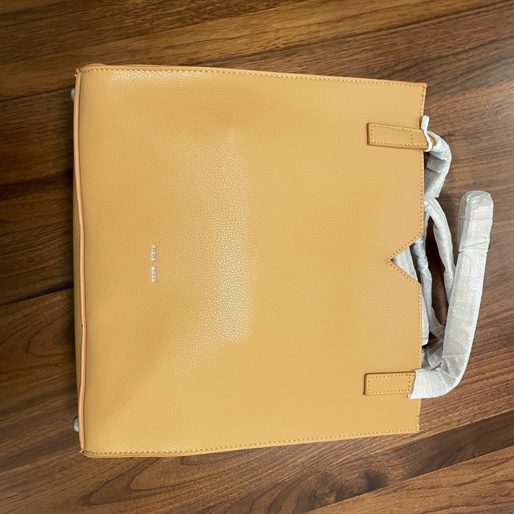 Tan Vegan Leather Handbag